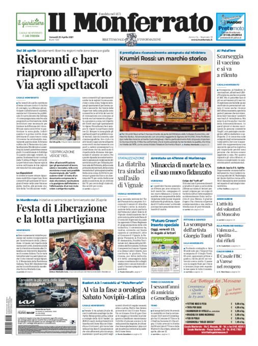 Il Monferrato - Edizione 31 del 23/04/2021